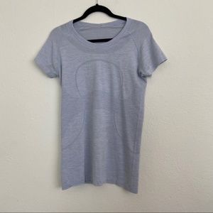 Lululemon grey short sleeve top